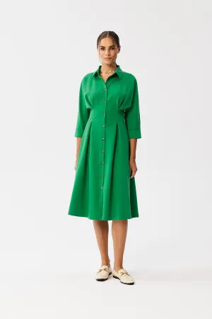 Pleated A-Line Elegance Dress