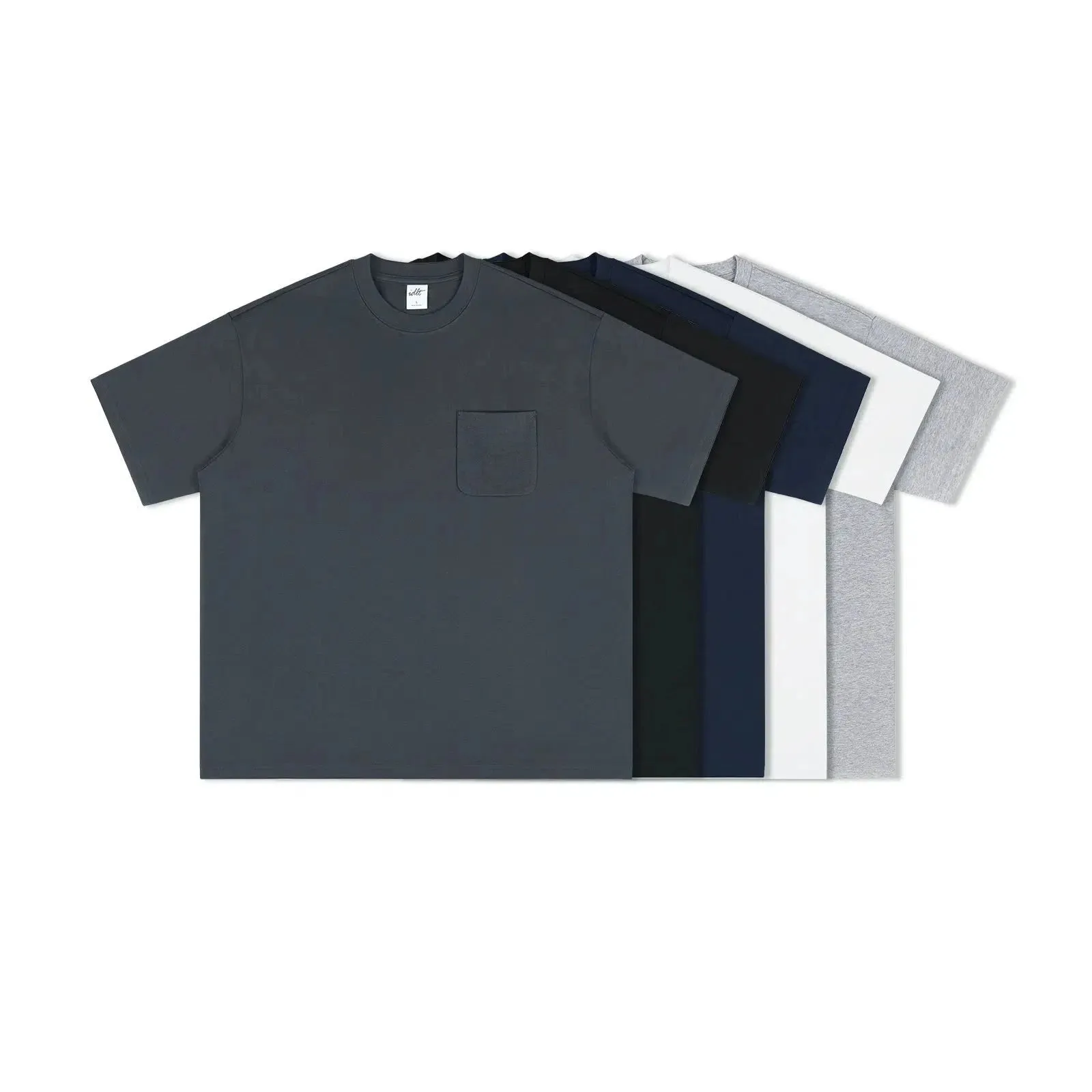 Pocket Crew Neck Pullovers