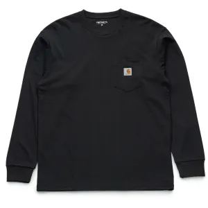 Pocket Loose L/S Tee | Black