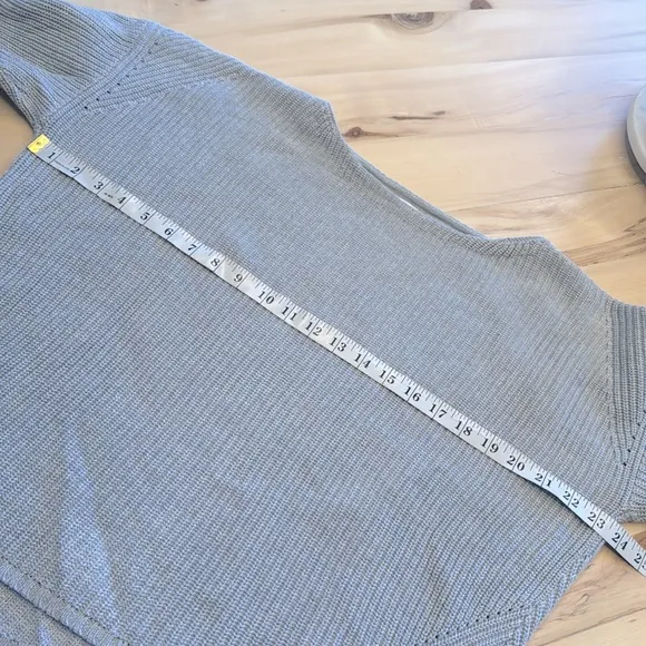 Poetry 100% Cotton Grey Knit Sweater 8