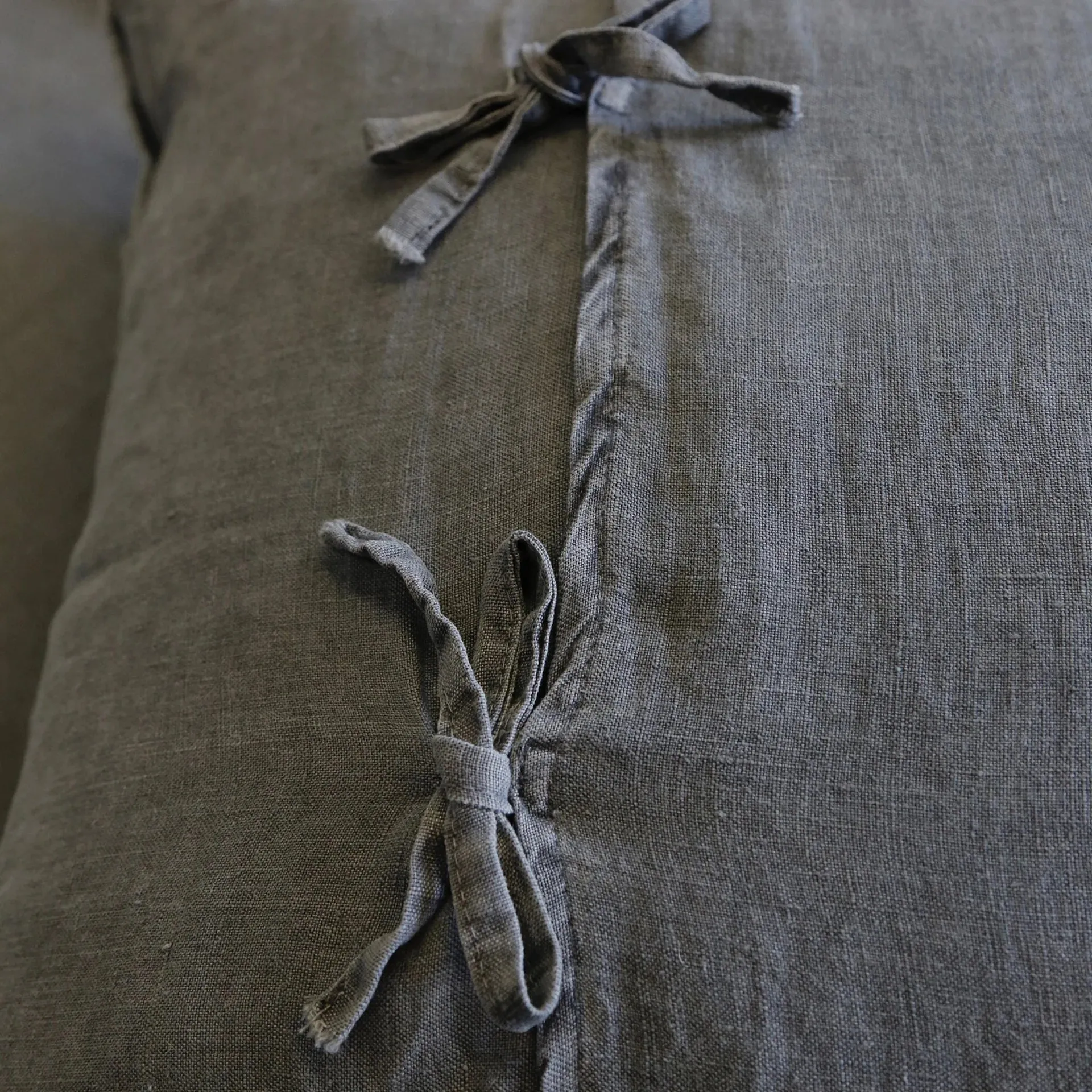 Pom Pom at Home Blair Midnight Linen Duvet Cover ~ Available in Queen and King Size