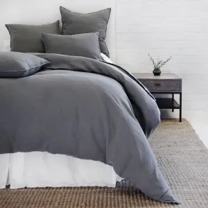 Pom Pom at Home Blair Midnight Linen Duvet Cover ~ Available in Queen and King Size