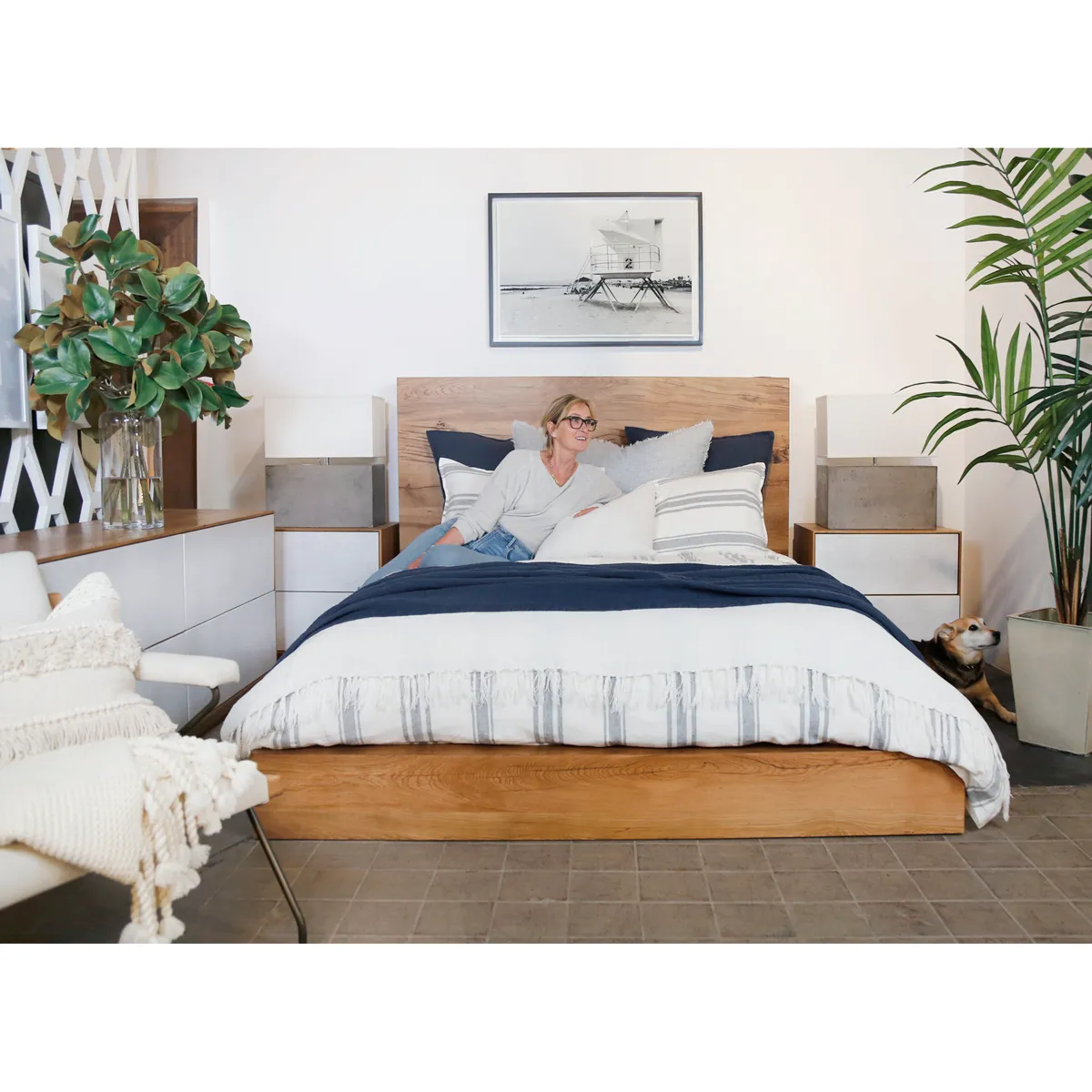 Pom Pom at Home Jackson Cream & Grey Striped Linen Duvet Cover and Pillow Shams ~ Available in Queen and King Sizes
