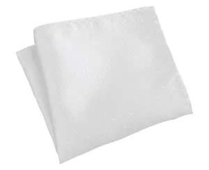 Porcelain White Glitter Dots Pocket Square - [2017 Spring]