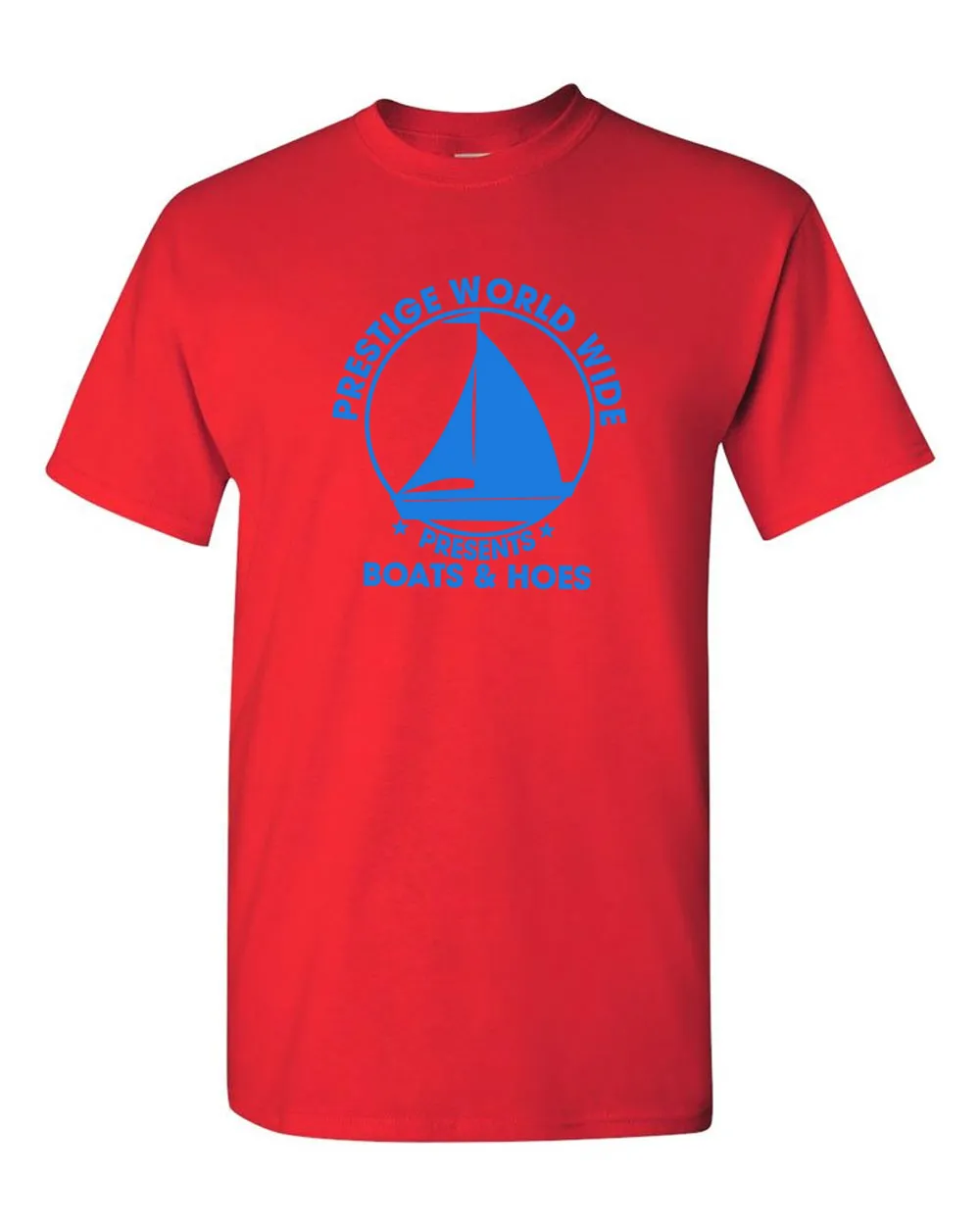 Prestige Worldwide T-Shirt Funny Boats and H*es Graphic Humor Tee