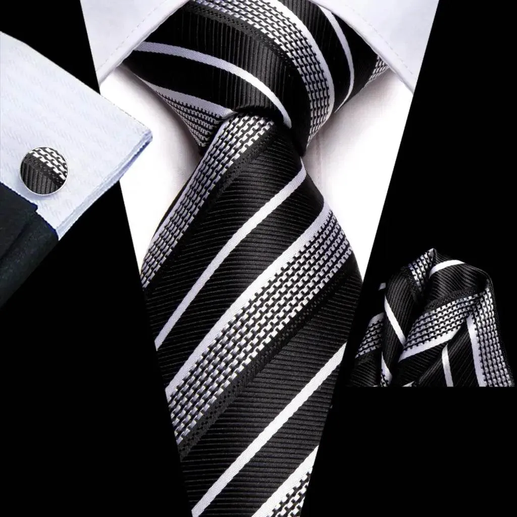 Purple Paisley Silk Tie Set for Men