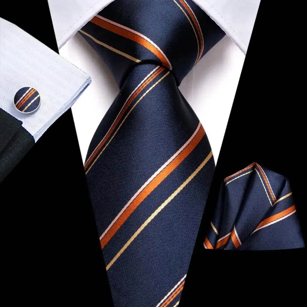 Purple Paisley Silk Tie Set for Men