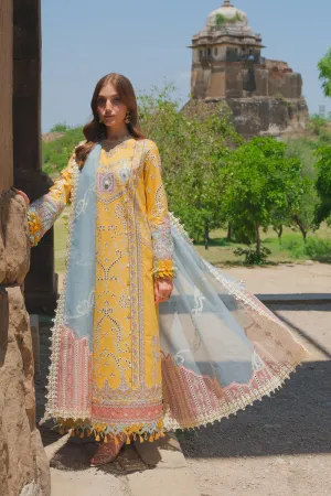 Qalamkar | Luxury Lawn Eid Edit'23 | BE-05 ASRA
