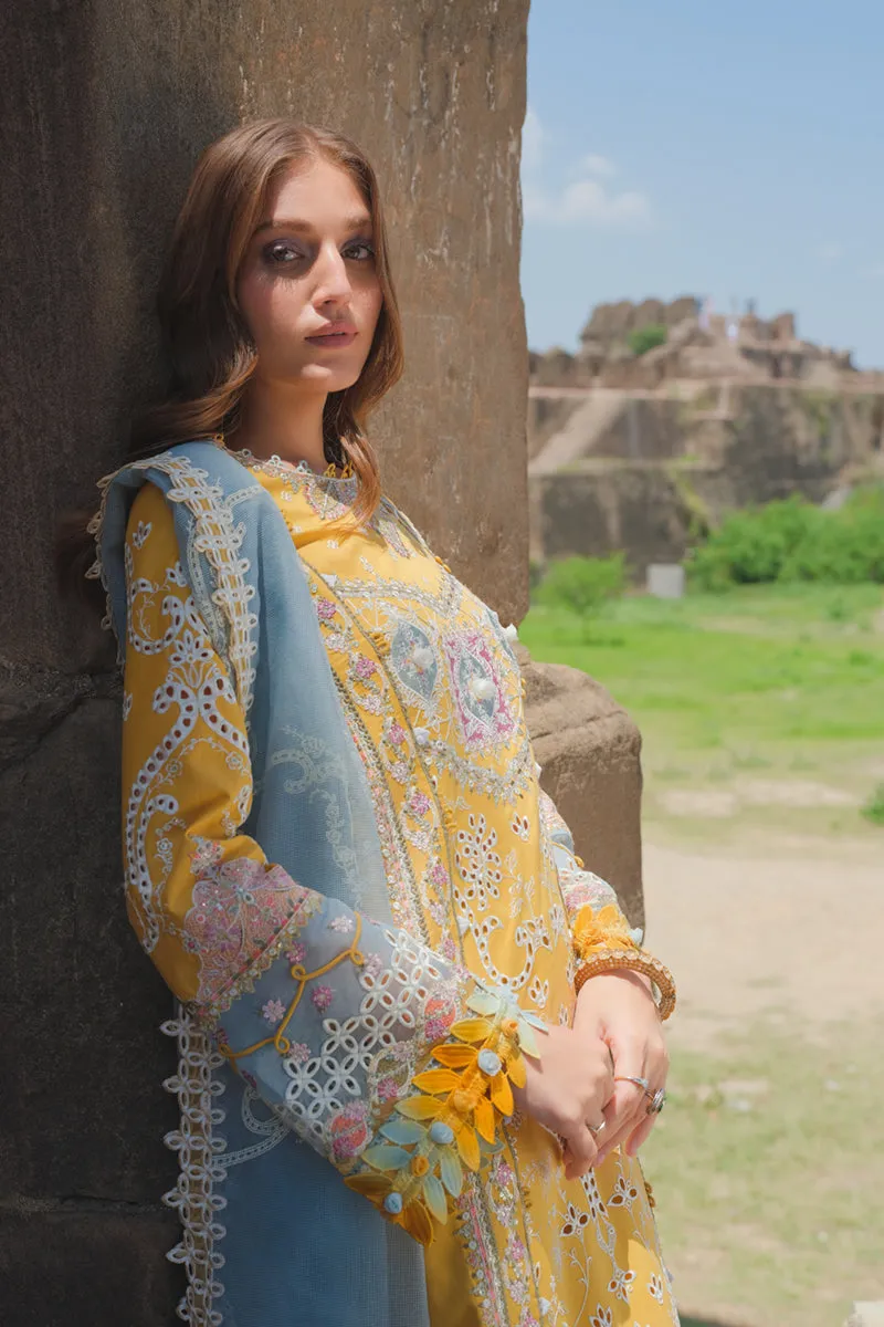 Qalamkar | Luxury Lawn Eid Edit'23 | BE-05 ASRA