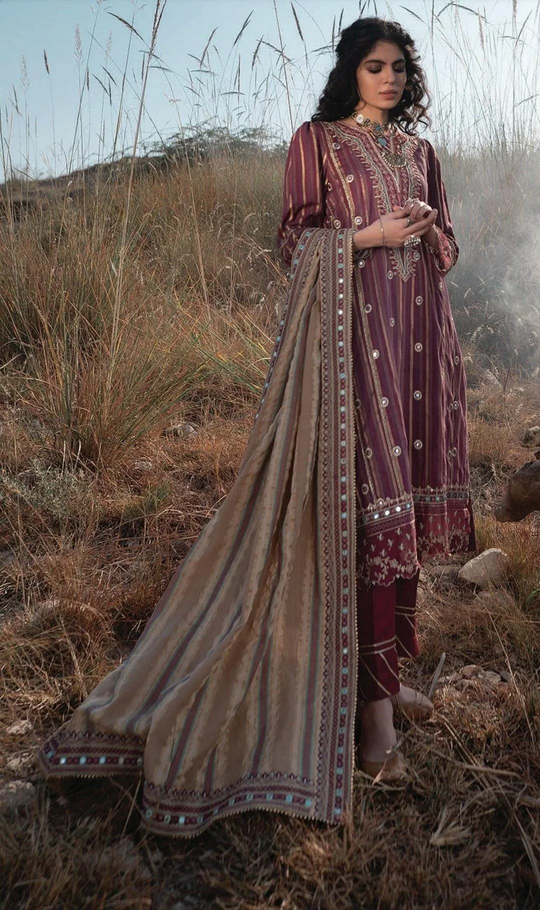 Qalamkar Luxury Shawls Collection/KS-10