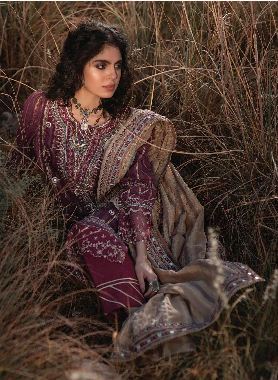 Qalamkar Luxury Shawls Collection/KS-10