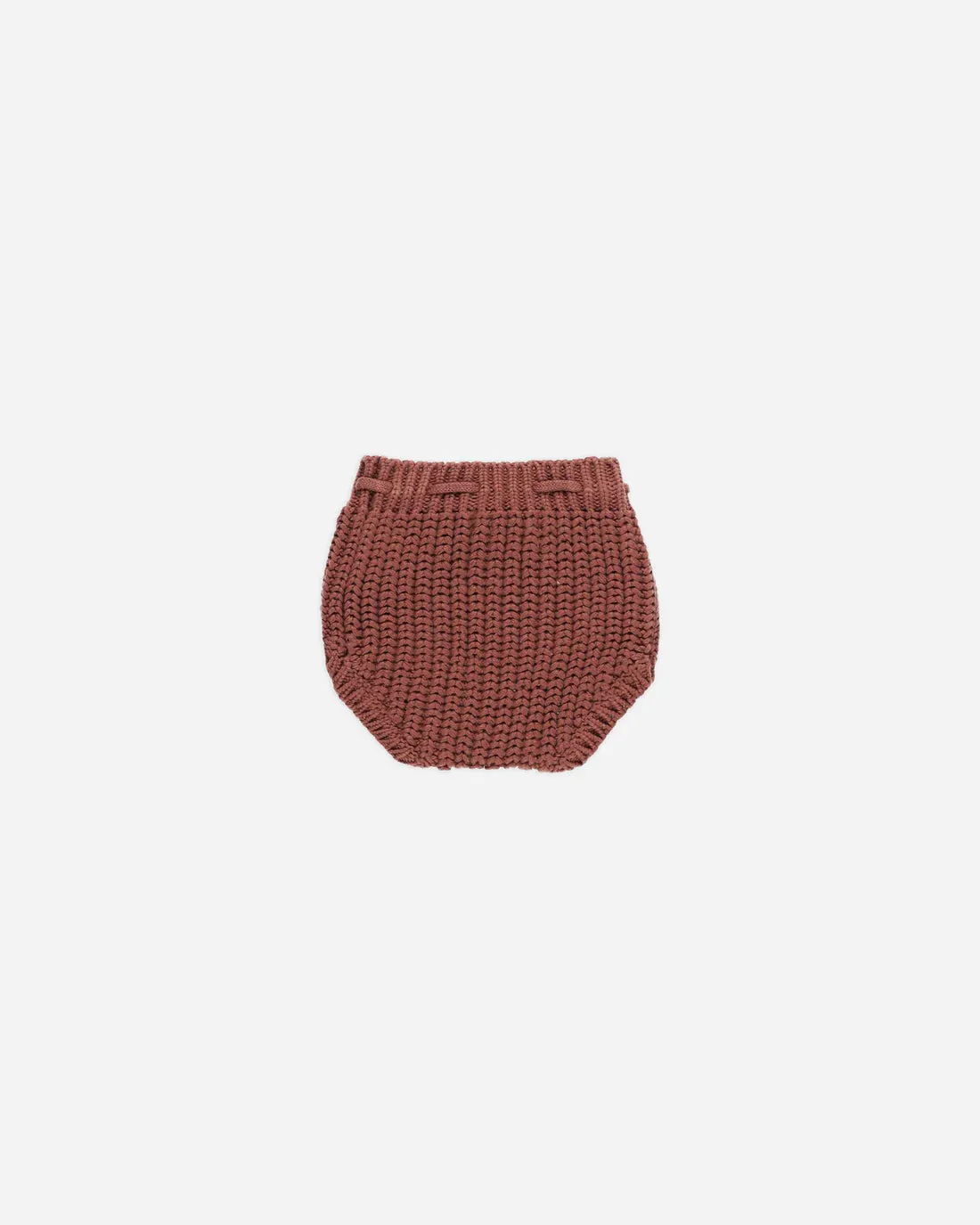 QUINCY MAE Organic Knit Tie Bloomer || Cranberry