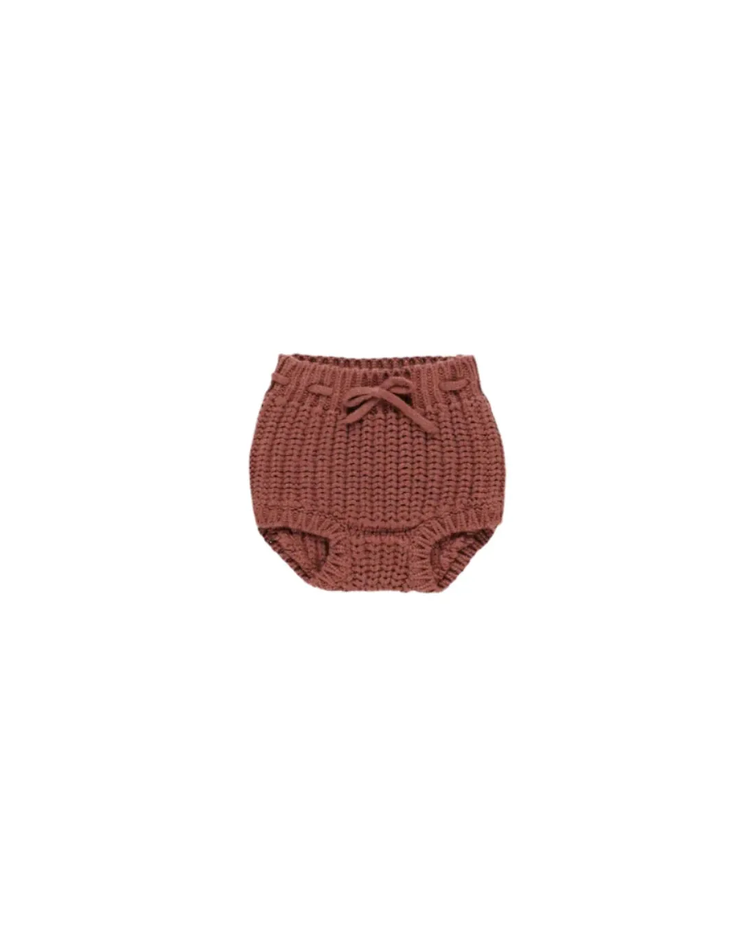 QUINCY MAE Organic Knit Tie Bloomer || Cranberry