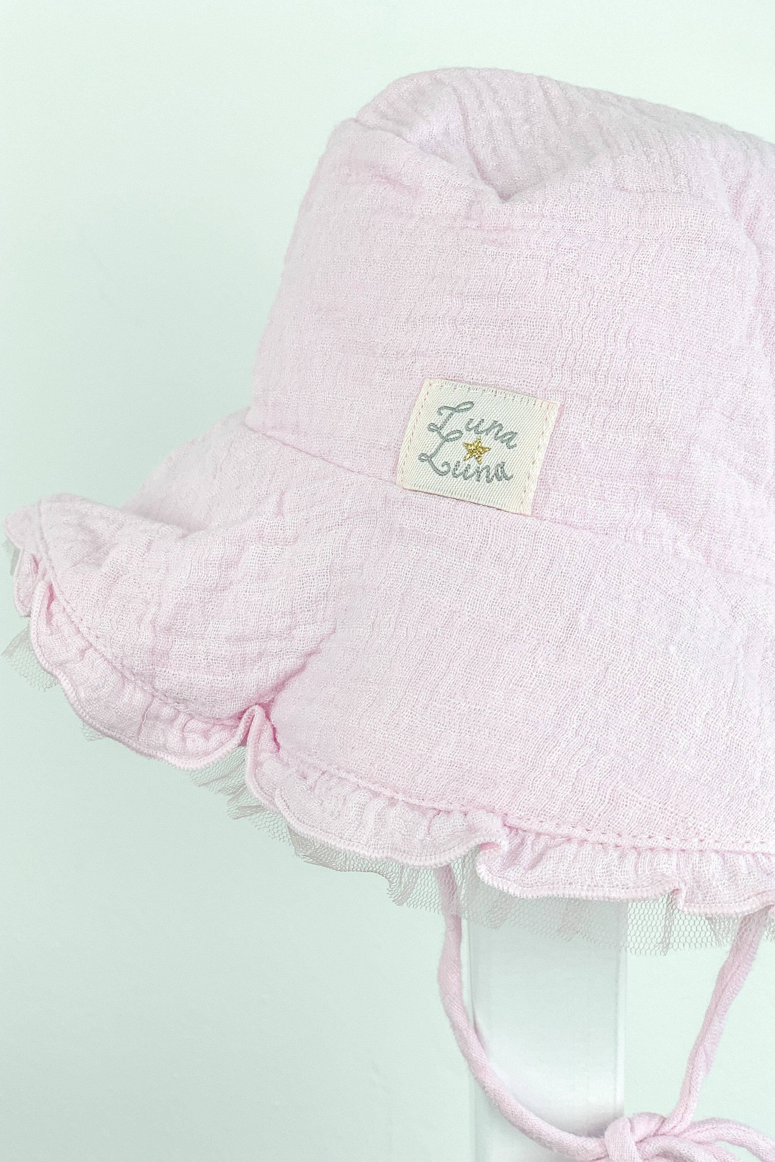 "Cleo" Cheesecloth Tulle Sun Hat