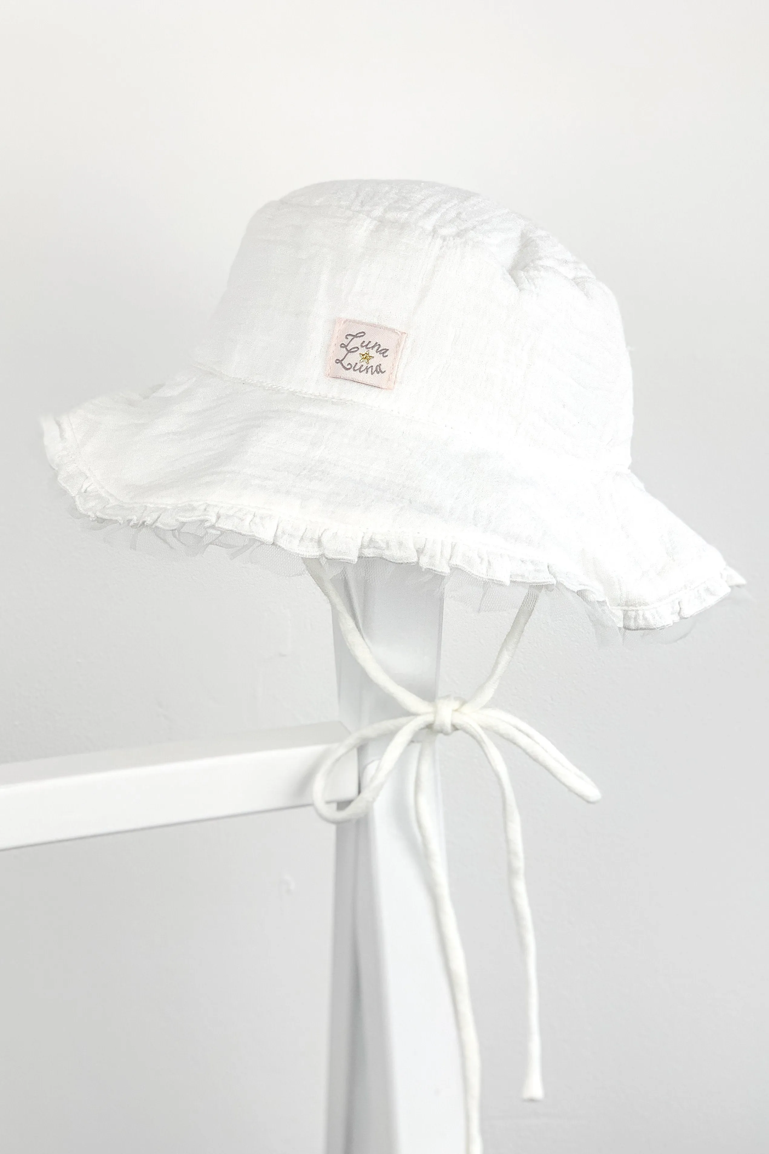 "Cleo" Cheesecloth Tulle Sun Hat