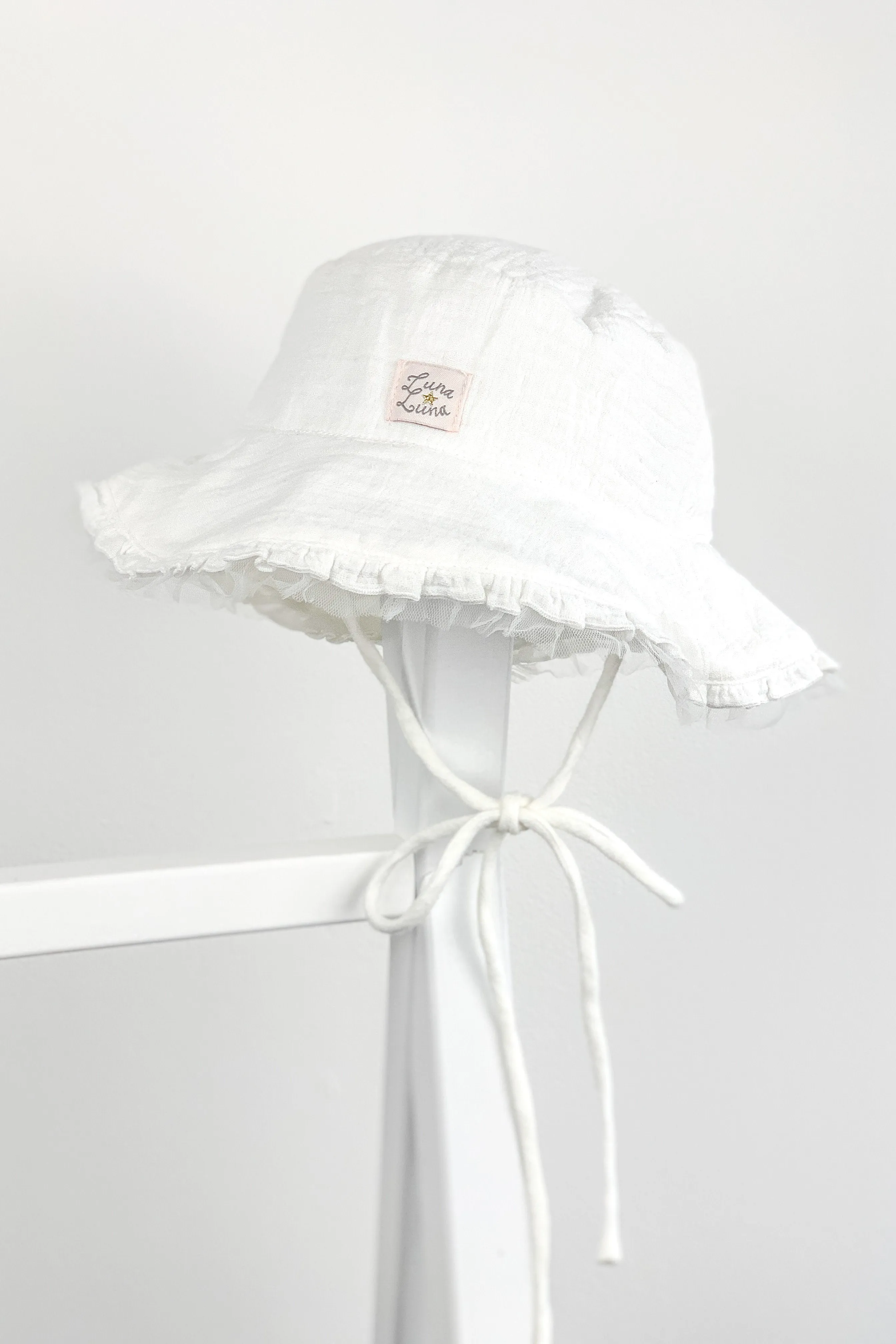 "Cleo" Cheesecloth Tulle Sun Hat