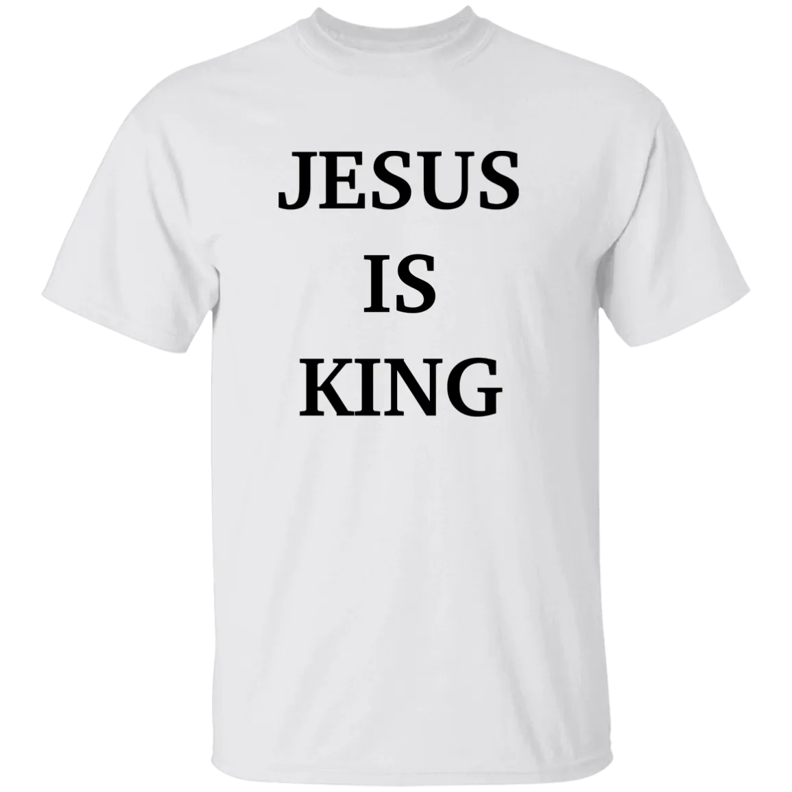 "Jesus Is King" White T-Shirt