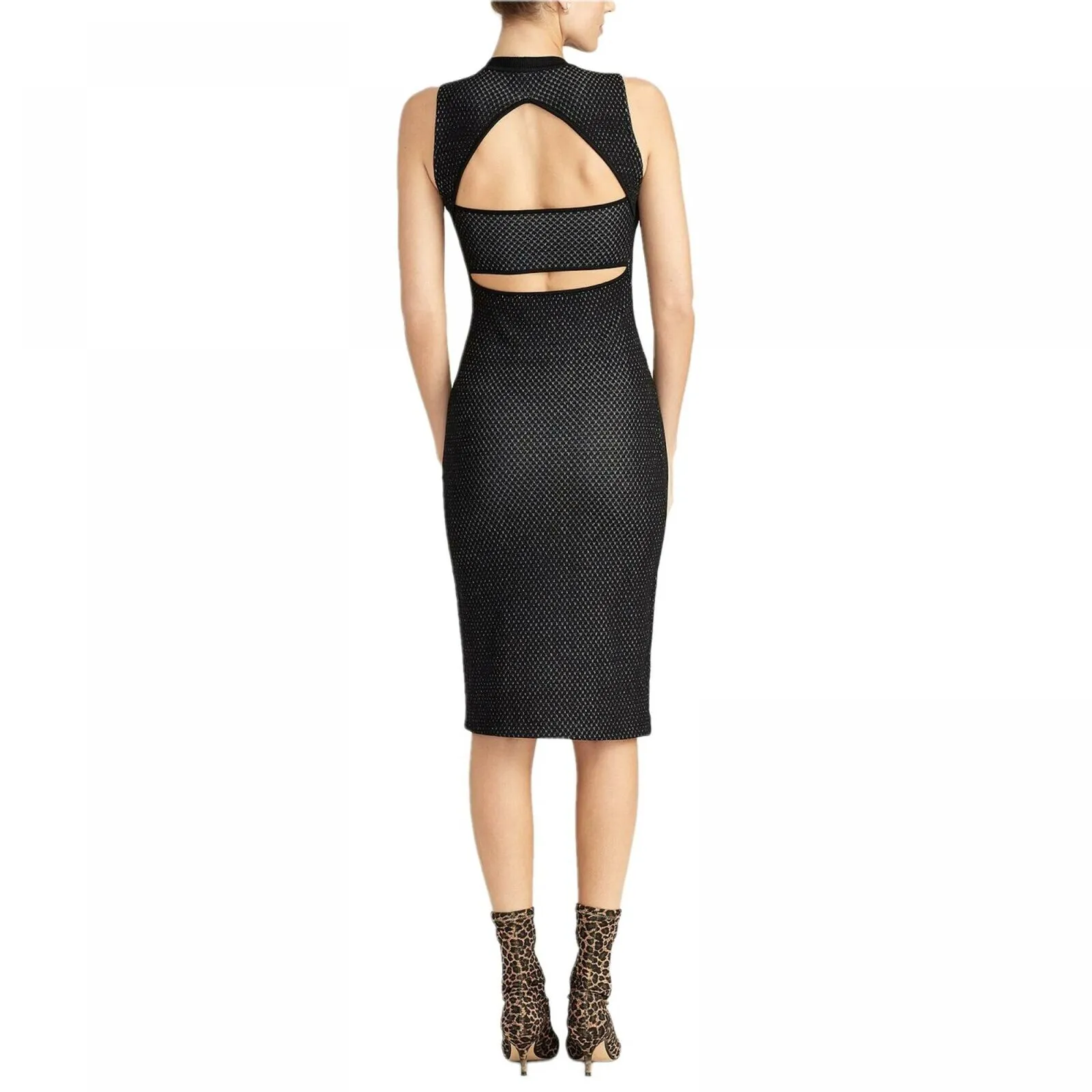 RACHEL Rachel Roy Women's Presley Bodycon Metallic Sweater Dress