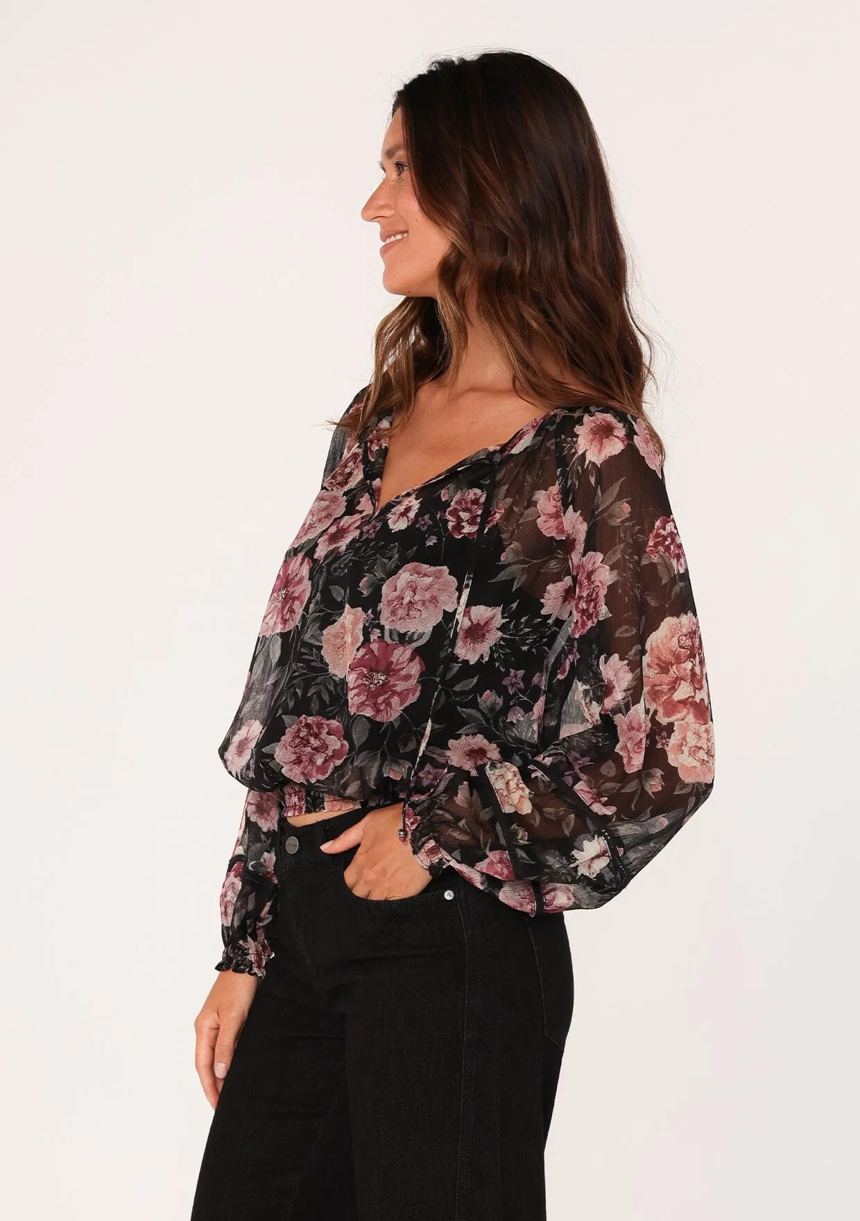 Rajana Floral Blouse