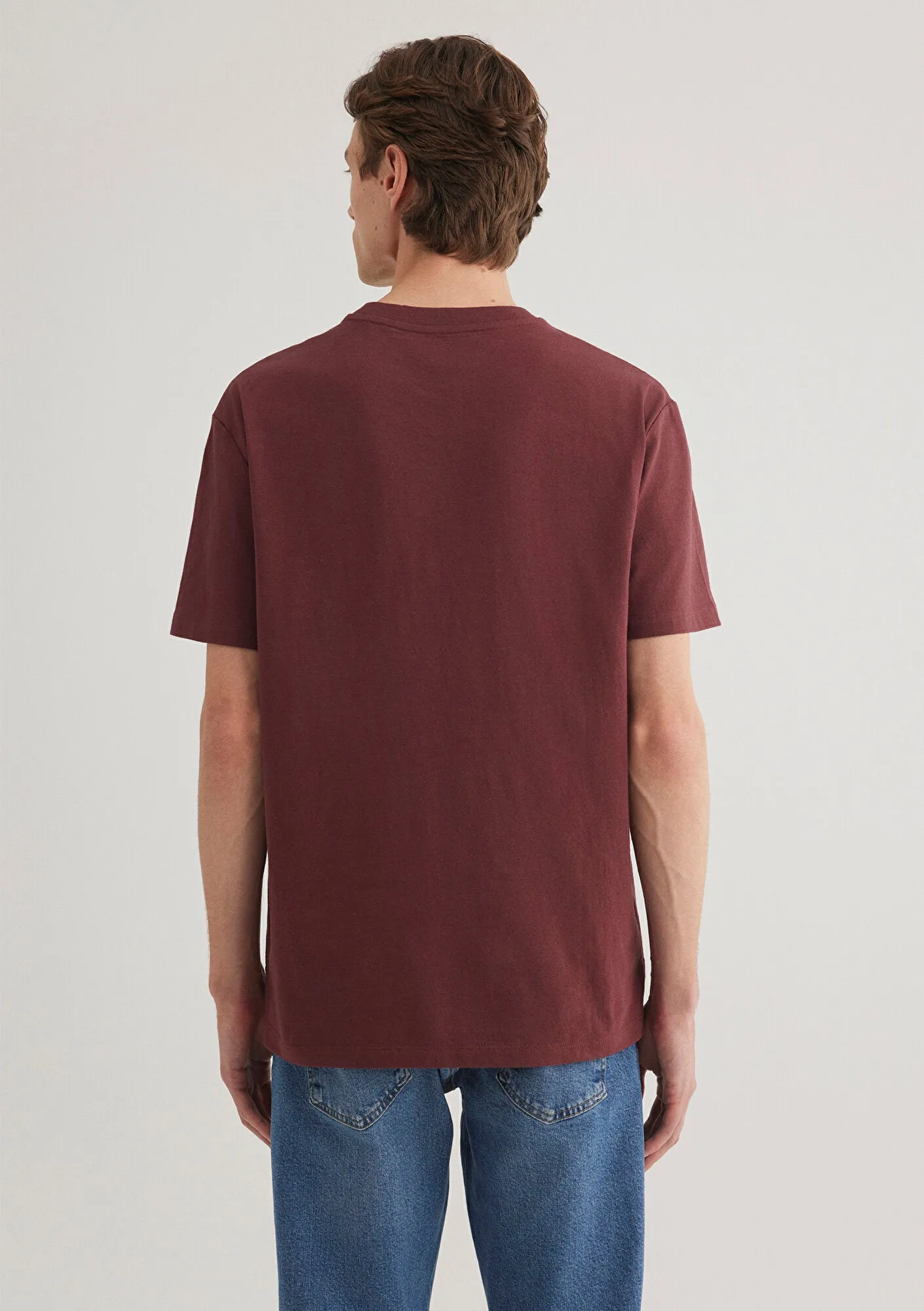 Red T-shirt with Pocket Detail