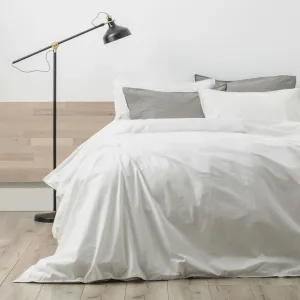 Renee Taylor Lorimer 300TC Stone washed Quilt Cover Set - White