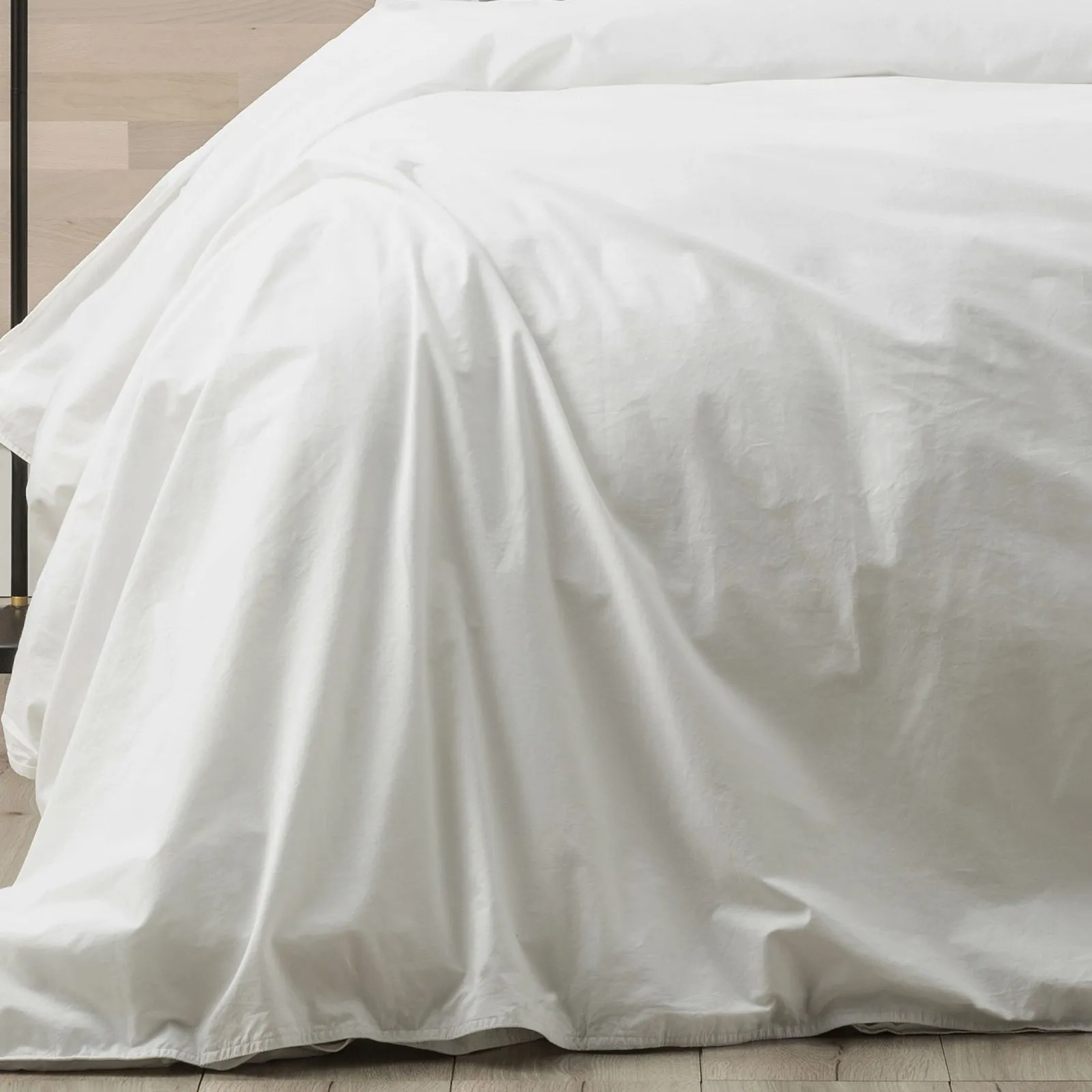 Renee Taylor Lorimer 300TC Stone washed Quilt Cover Set - White