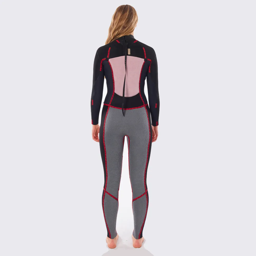 RipCurl Womens Dawn Patrol 3/2mm Back Zip Wetsuit Mid Blue