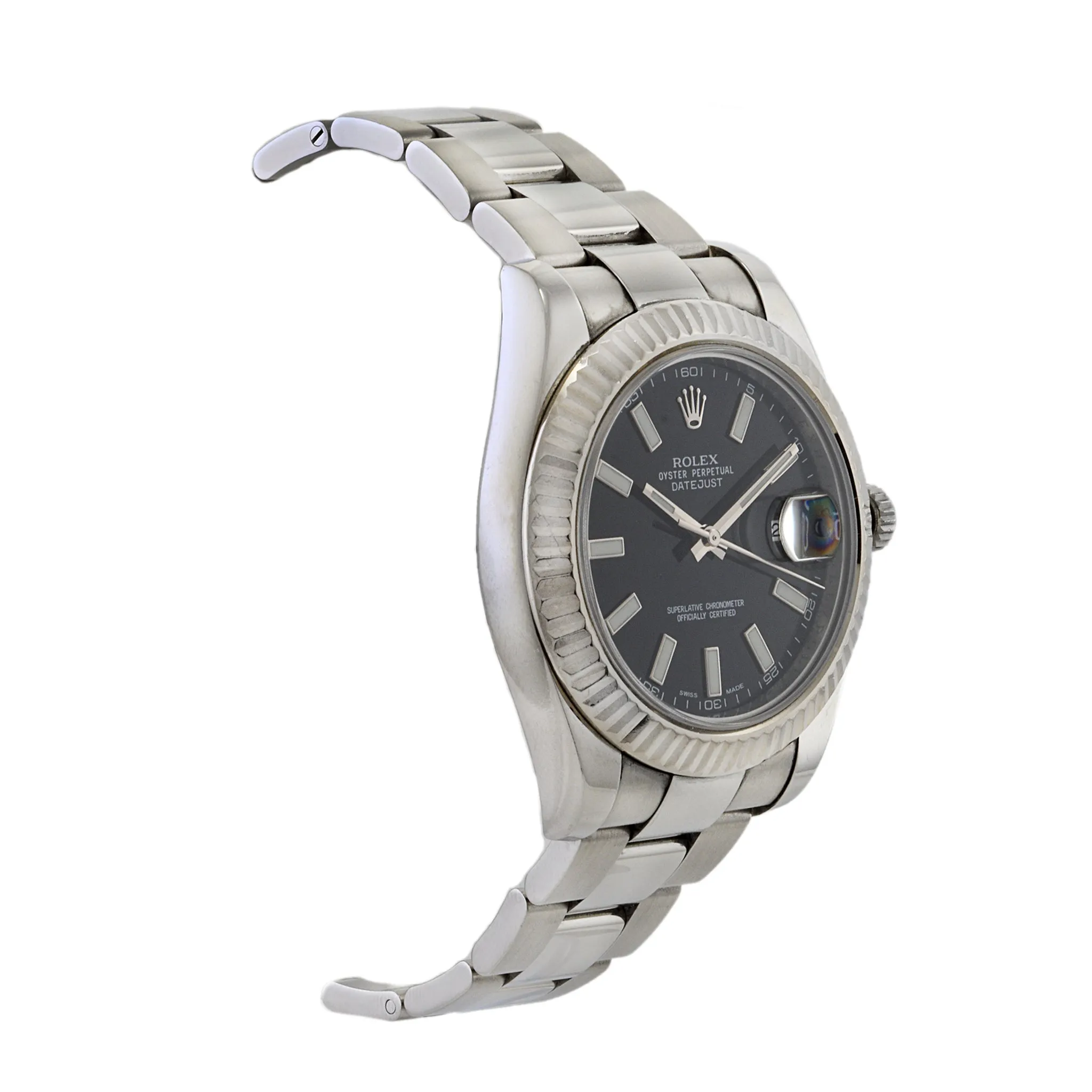 Rolex Ref. 116334 41mm Datejust Stainless Steel and 18K White Gold