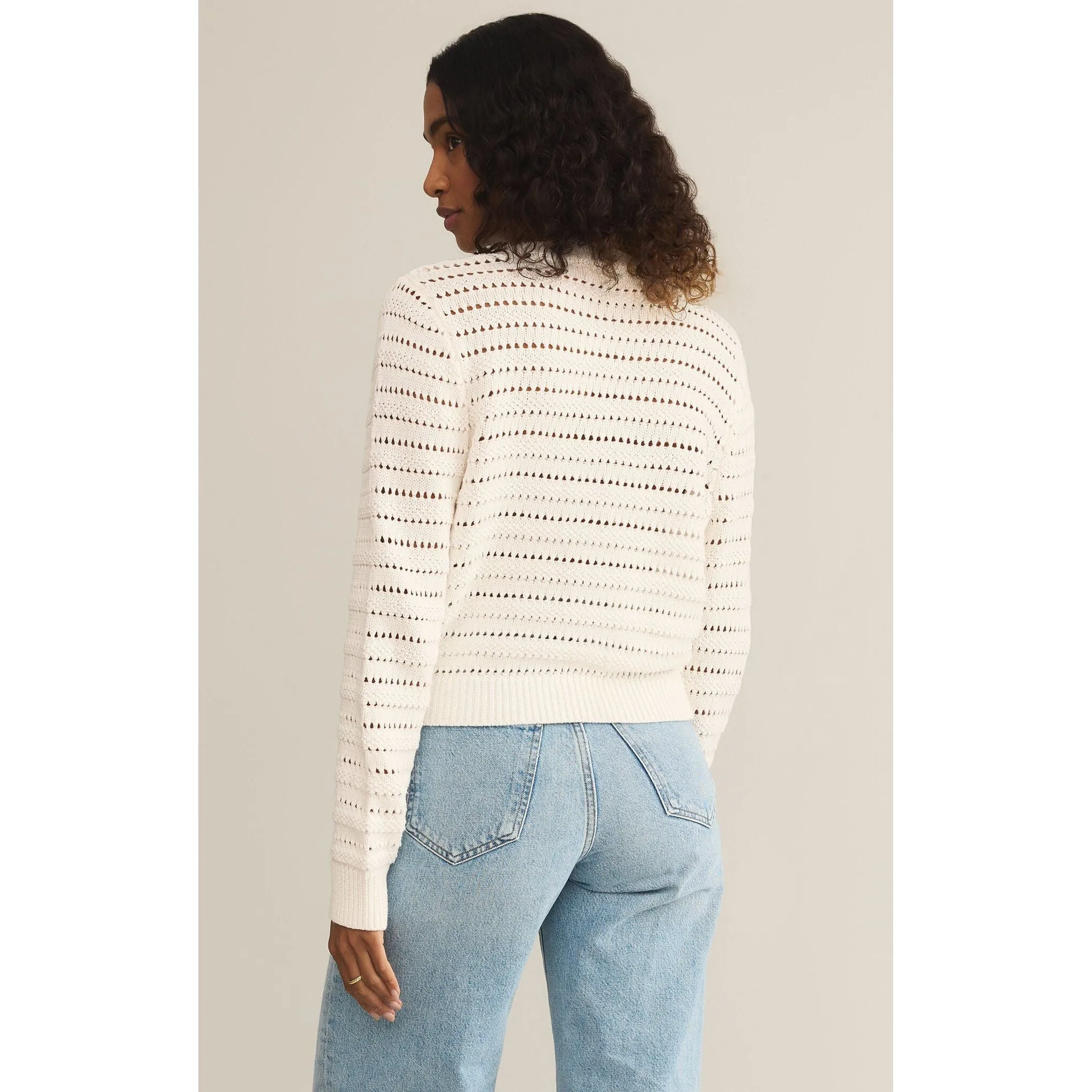 Romance Cardigan in Sea Salt