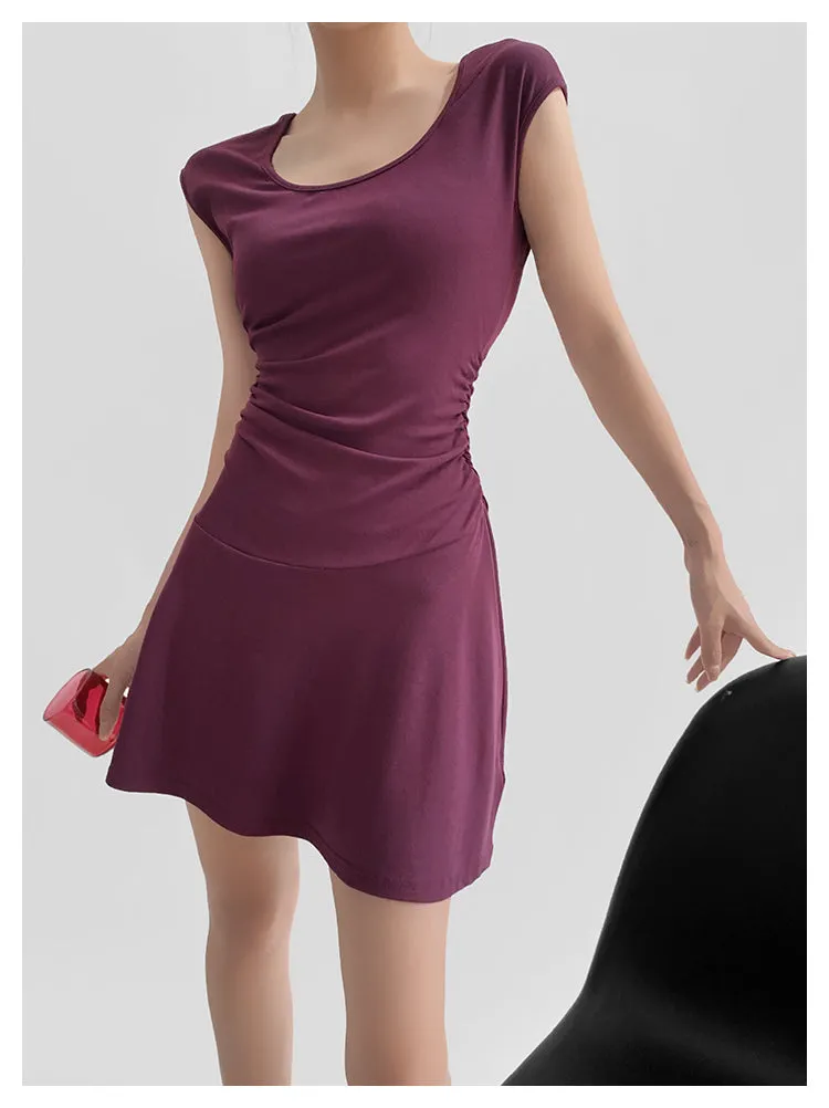 Round neck A-line