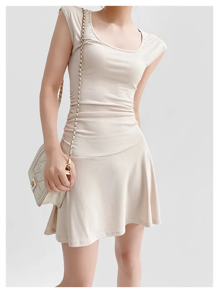 Round neck A-line