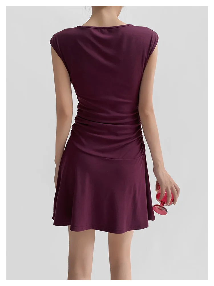 Round neck A-line