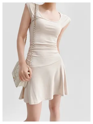 Round neck A-line