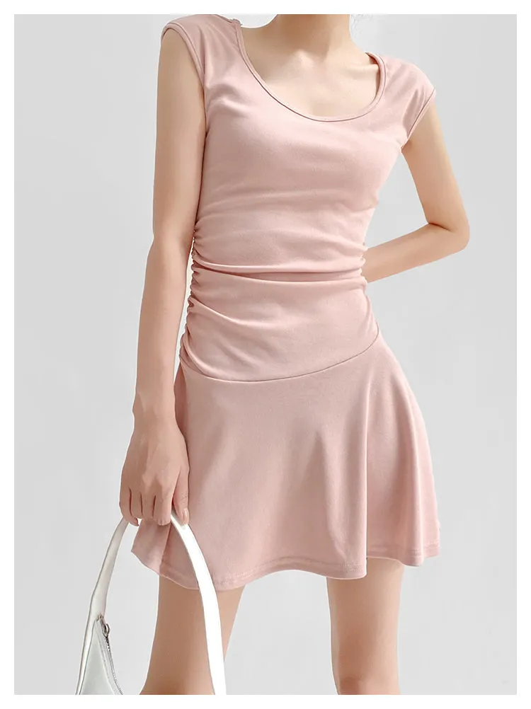Round neck A-line