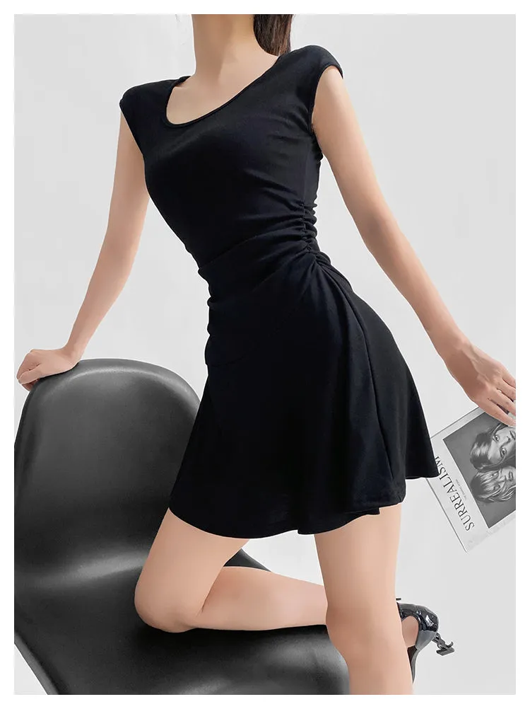Round neck A-line
