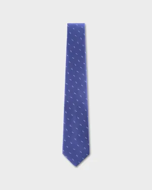 Royal Blue Pattern Tie