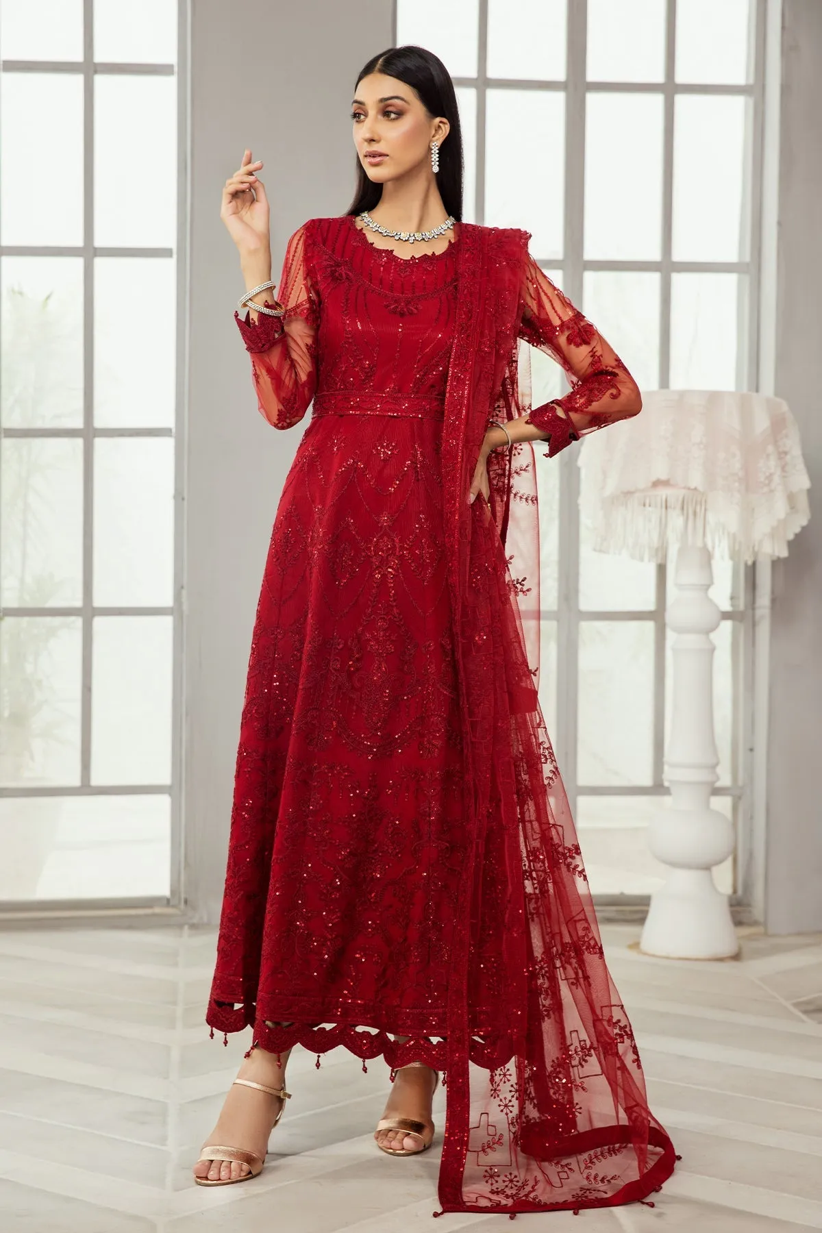 Rubi | Alizeh Fashion Embroidered Formal Collection 2022 | Unstitched and Stitched Embroidered Net Suits