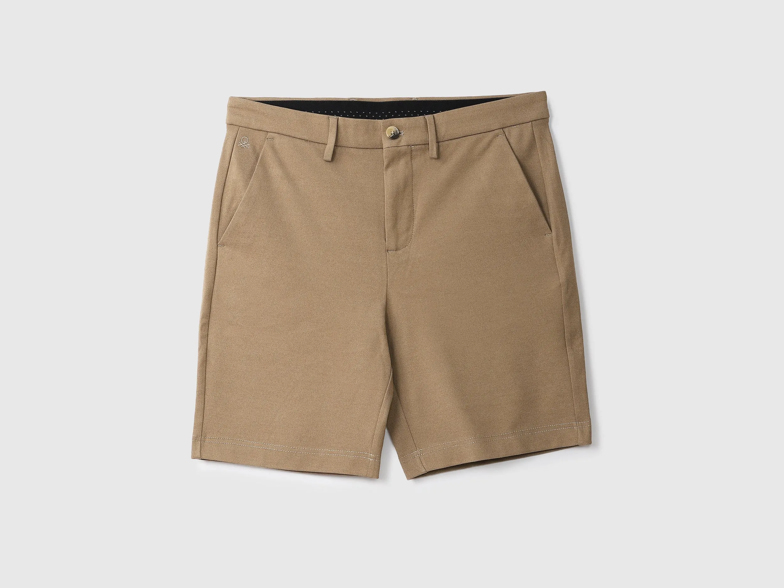 Rust Slim Fit Shorts