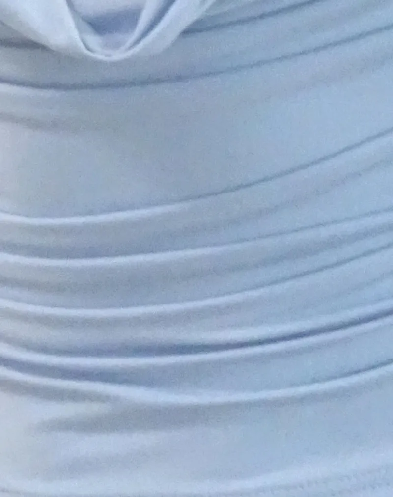 Saylor Sleeveless Top in Slinky Sky Blue