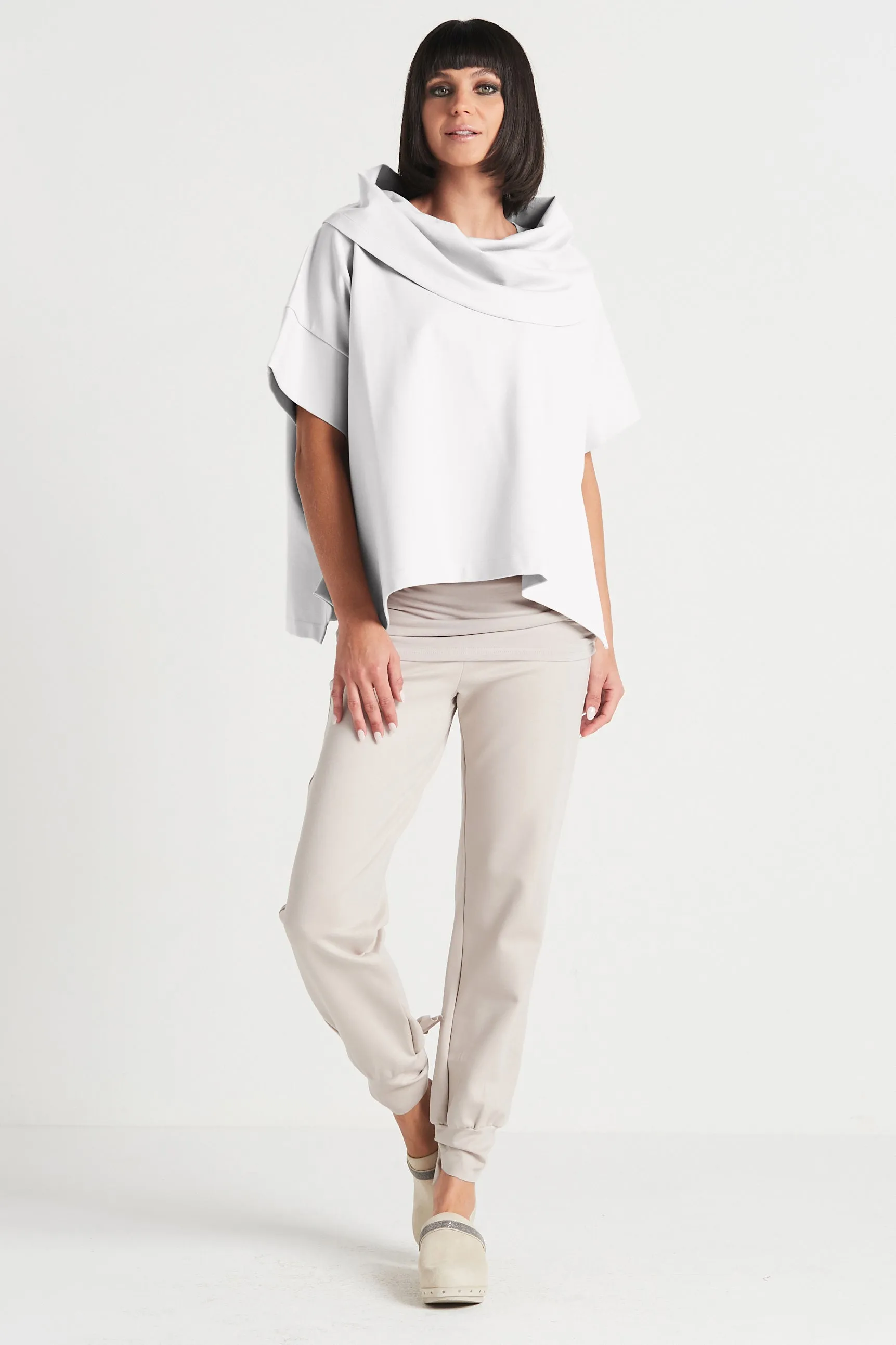 Scuba Drape Neck Top
