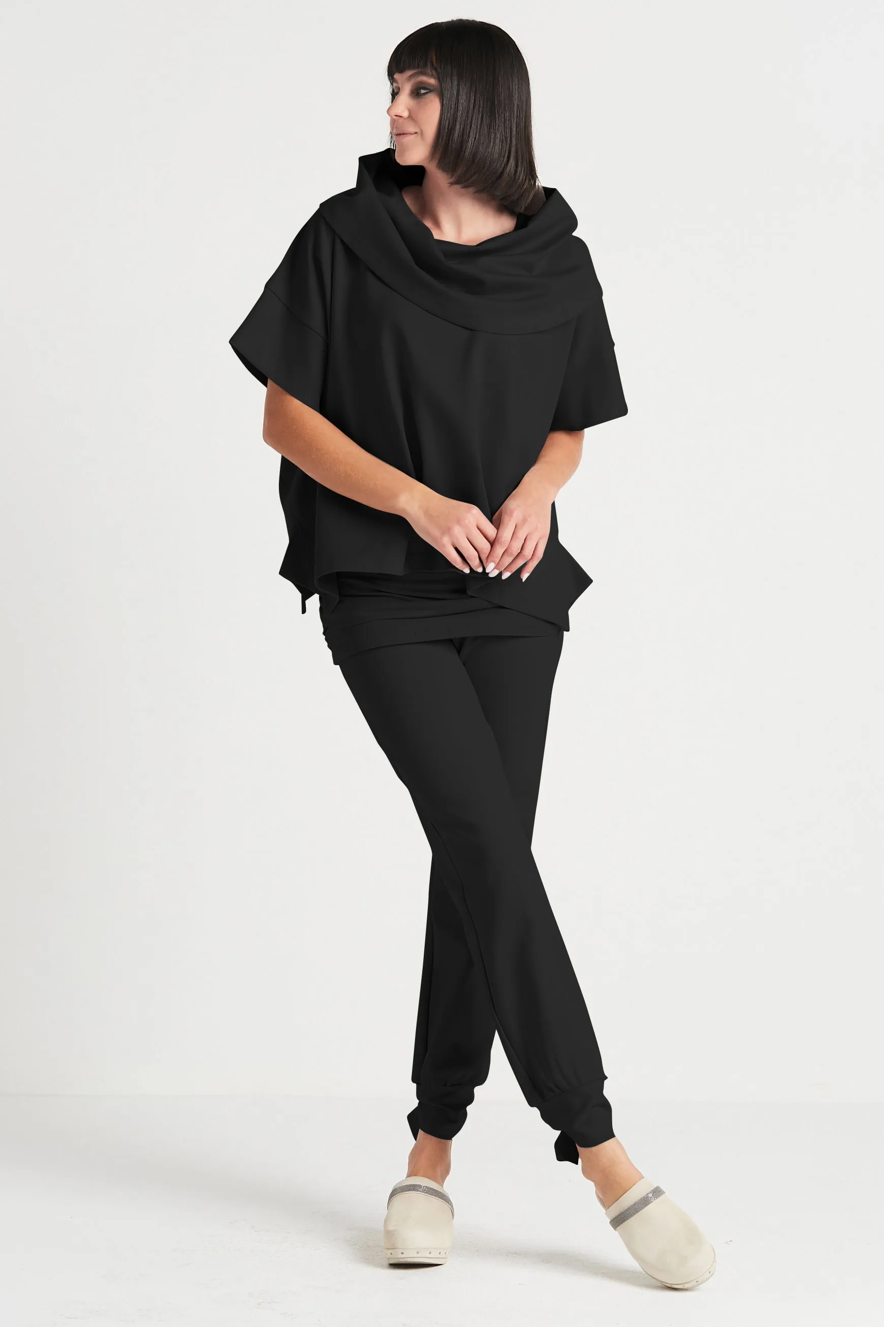 Scuba Drape Neck Top