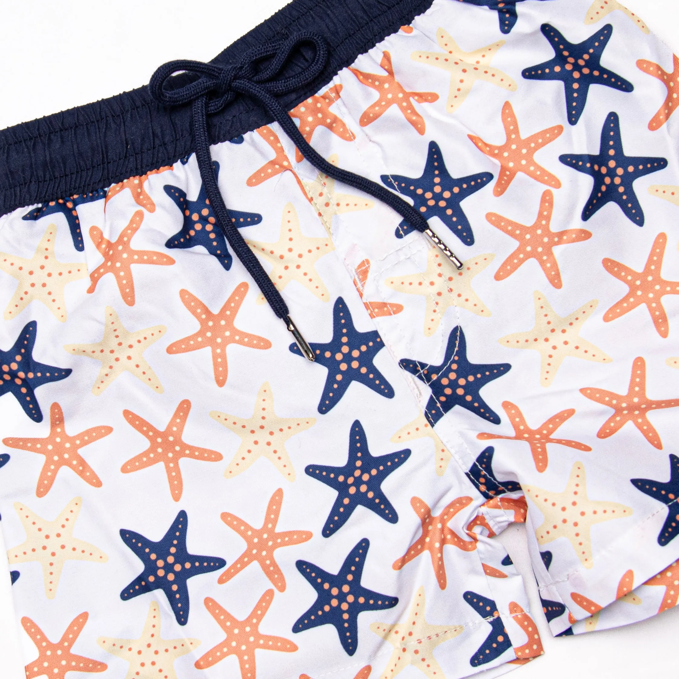 Sea Stars Swim Trunks, Blue