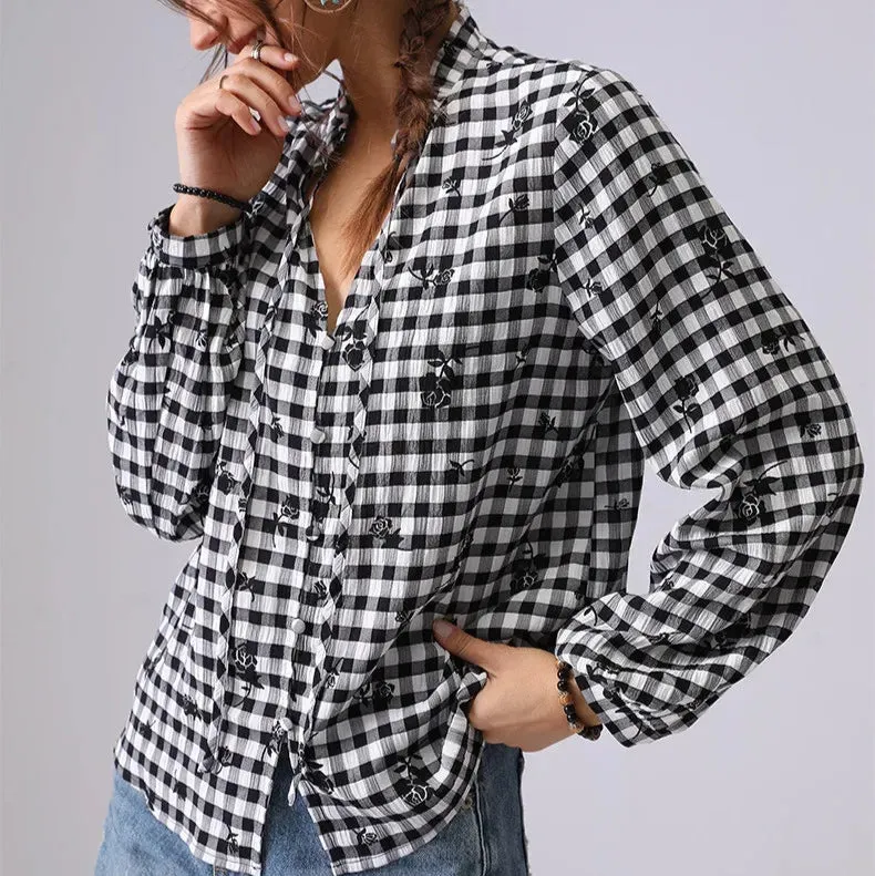 Sensation Boho Plaid Shirt