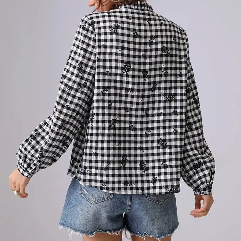 Sensation Boho Plaid Shirt