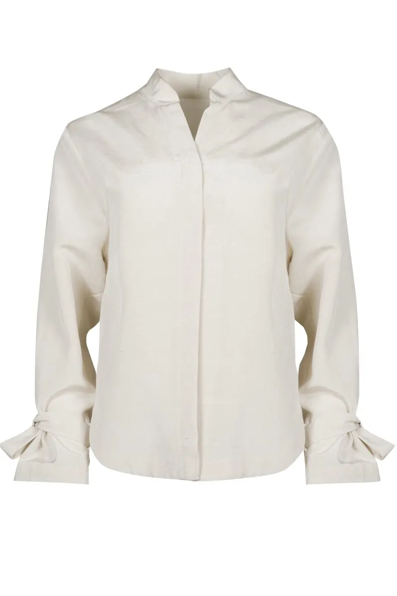 Silk Yolk Shirt W
