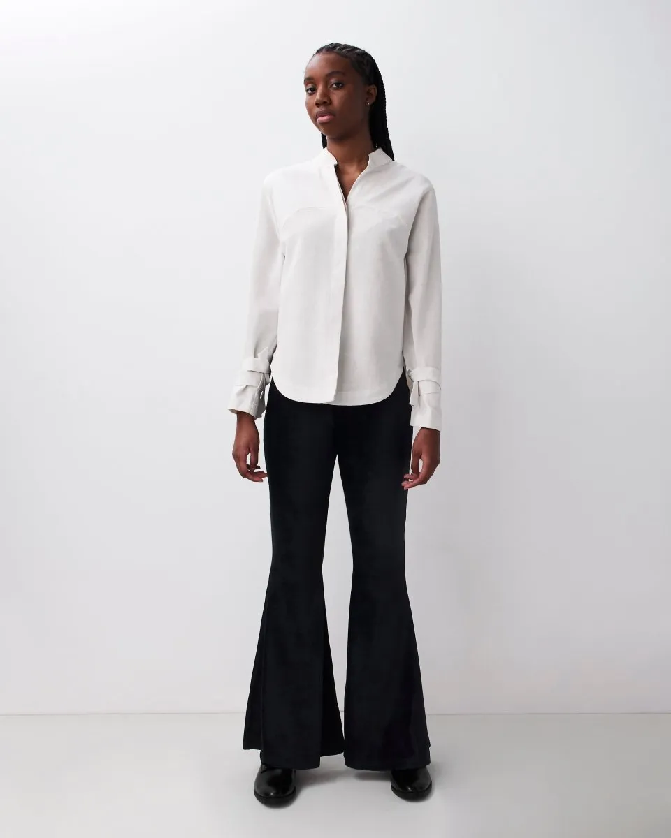 Silk Yolk Shirt W