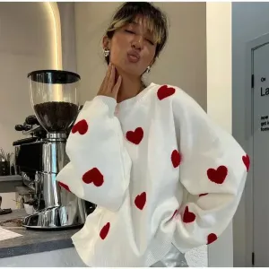 Silvia® | Knitted heart sweater