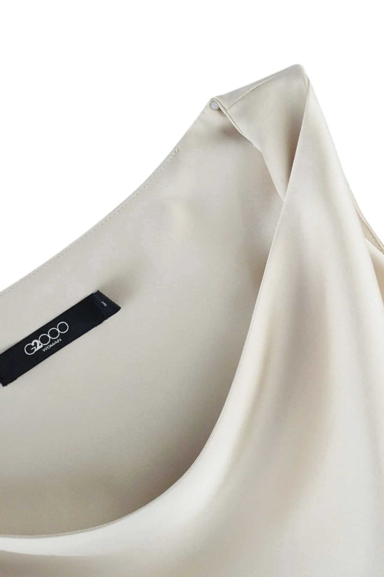 Sleeveless Cowl Neck Blouse