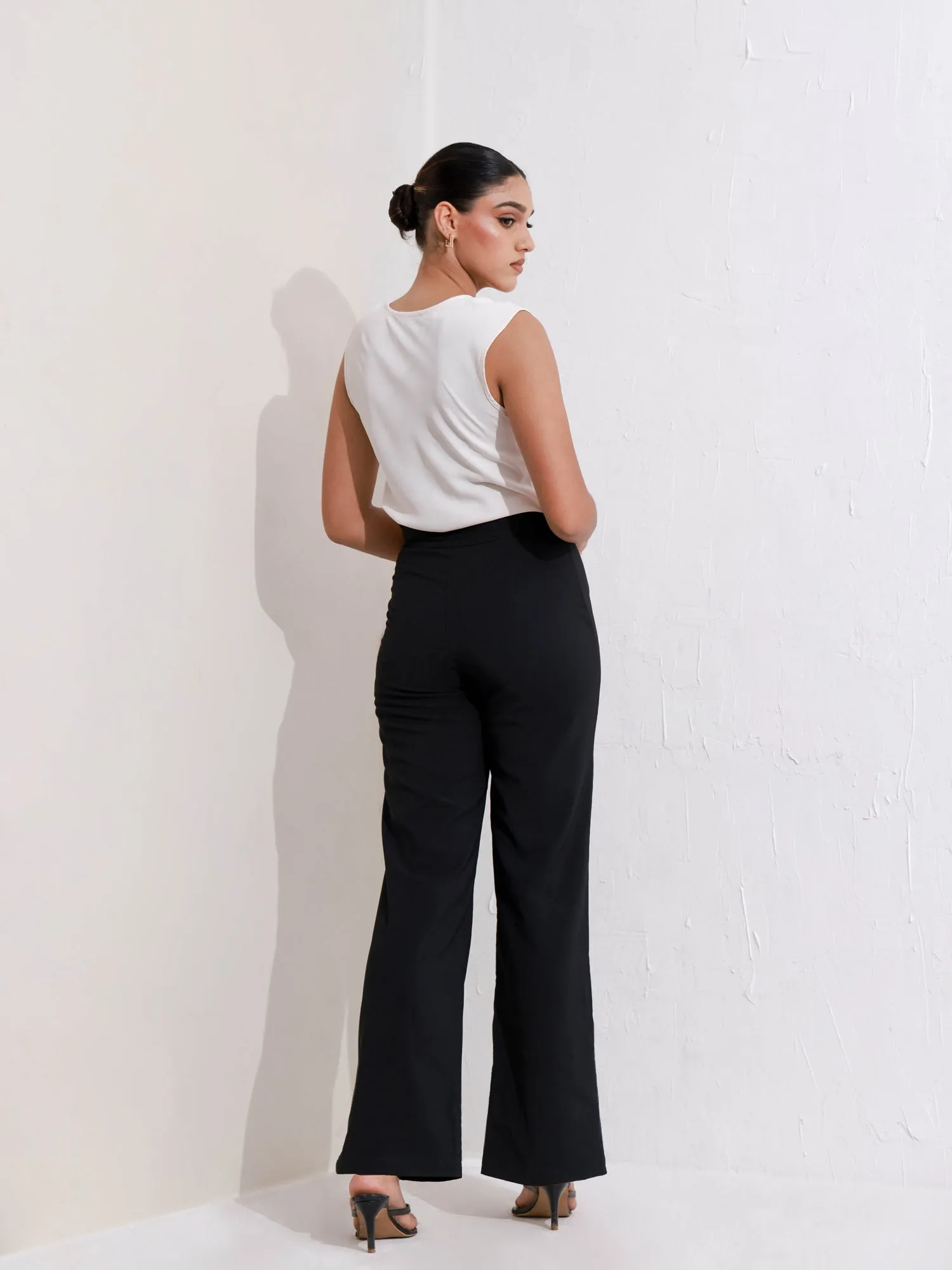 Sleeveless Cowl Neck Top