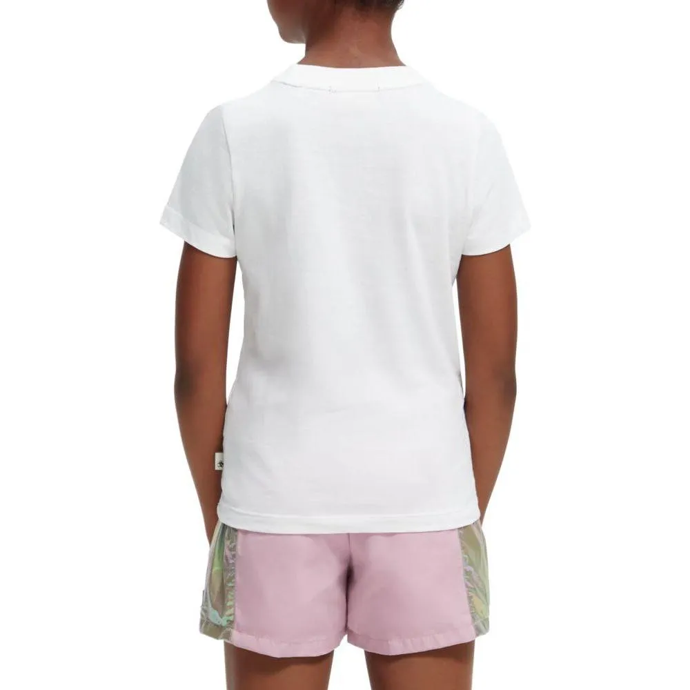 Slim-Fit Flower Artwork T-Shirt